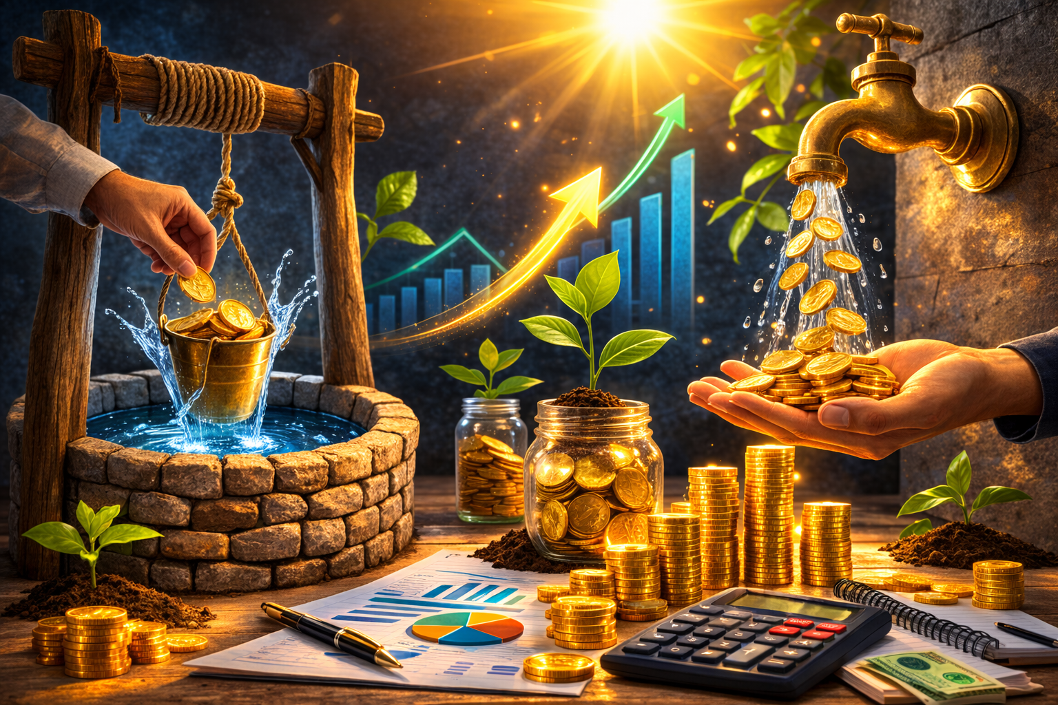 કૂવામાં હોય તો હવાડા માં આવે